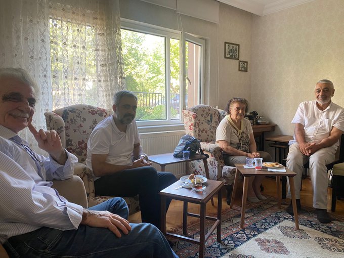 İl Yaşlılar Komisyonu Başkanı Kemal Ölmez’e Taziye Ziyaretimiz