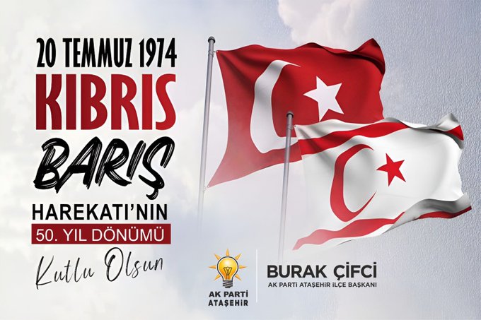 Kıbrıs Barış Harekâtı’nın 50. Yıl Dönümü Mesajı