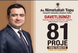 Ataşehiri Marka Şehir Yapacak 81 Projemizi Açıklıyoruz.