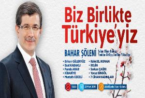 Haydi Ataşehir "Biz Birlikte Türkiye'yiz Bahar Şöleni"nde Buluşmaya 